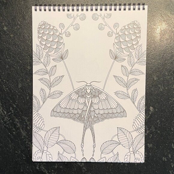 Mindful Relaxation Stress Relief Coloring Book and Markers (NWOT) - Picture 12 of 15